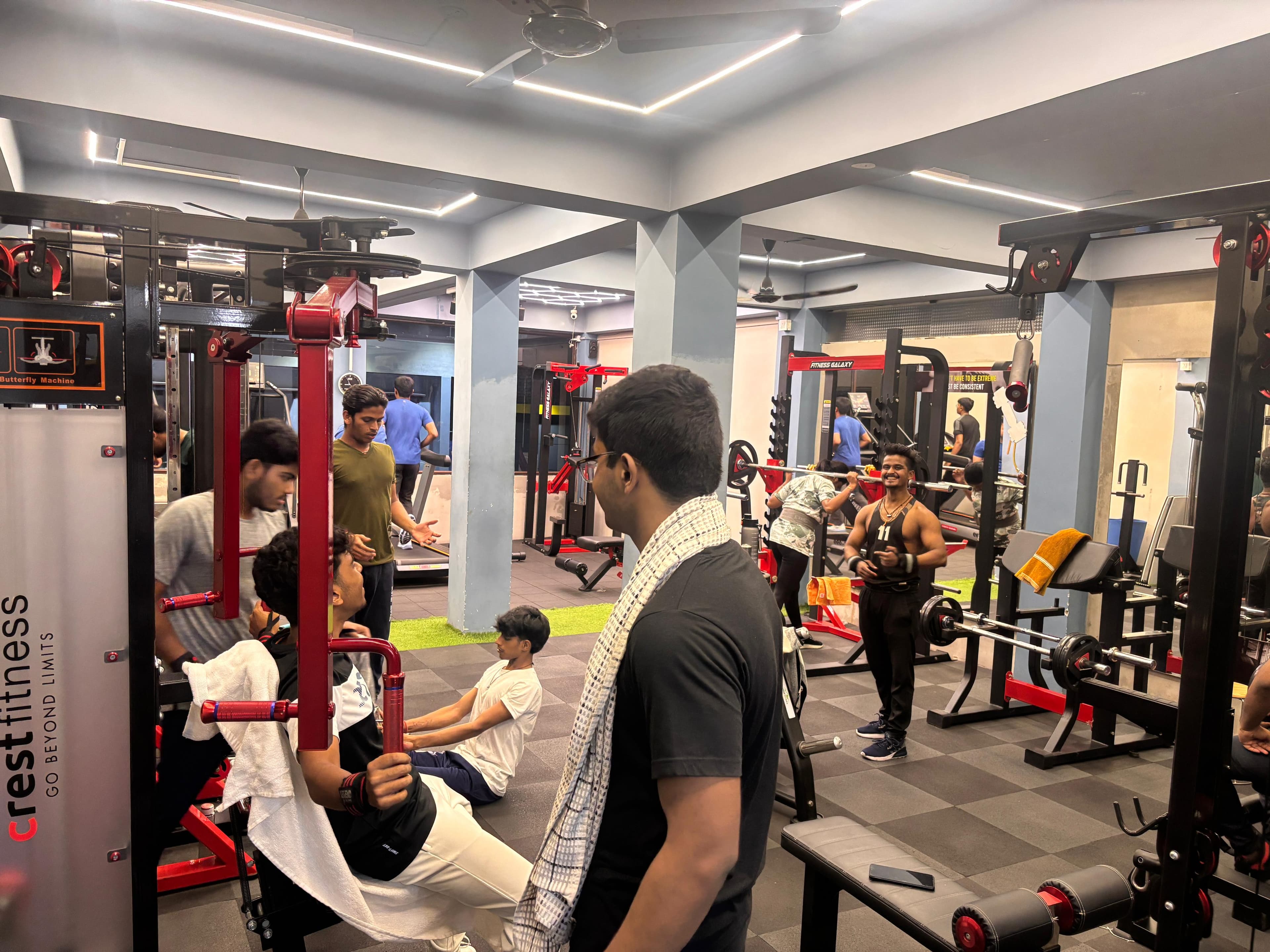 Strength zone at Samz Fitness Hub, Siliguri